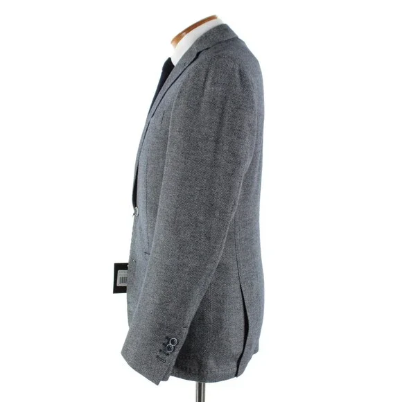 Cardinal of Canada NWT Cotton Blend Sport Coat Size 40R US In Blue & White